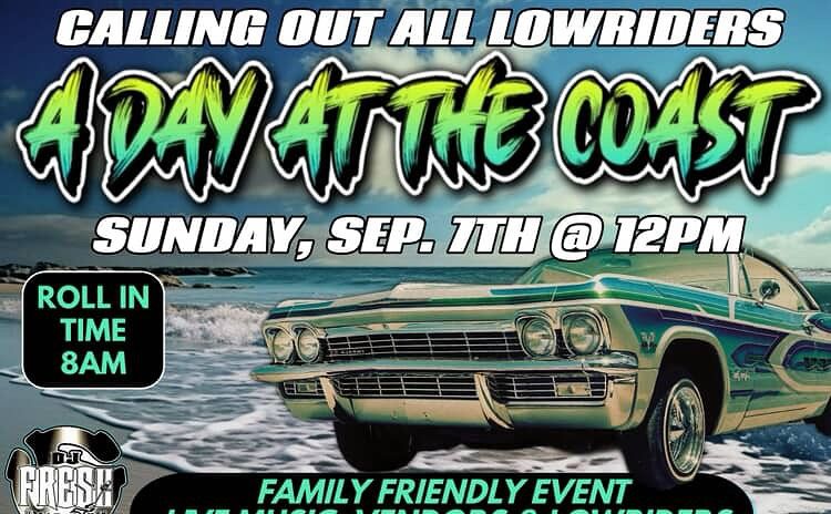 A Day At The Coast Car Show partial flyer 2025