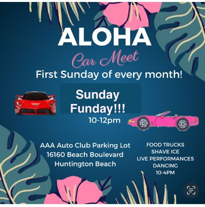 Aloha Car Show flyer 2025