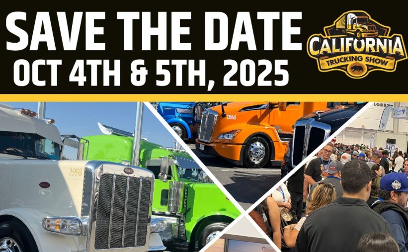 California Trucking Show partial flyer 2025