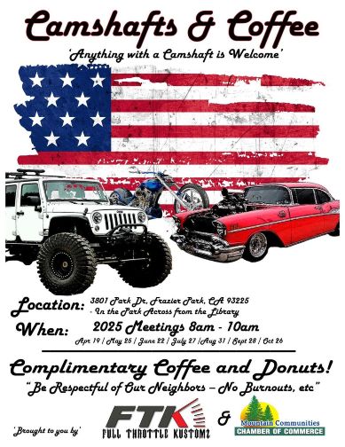 Camshafts And Coffee flyer 2025
