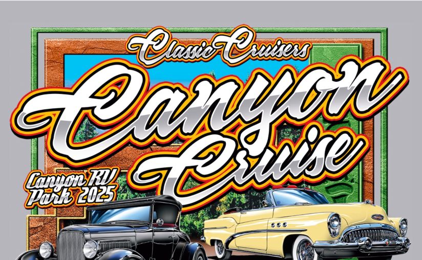 Canyon Cruise Car Show partial flyer 2025