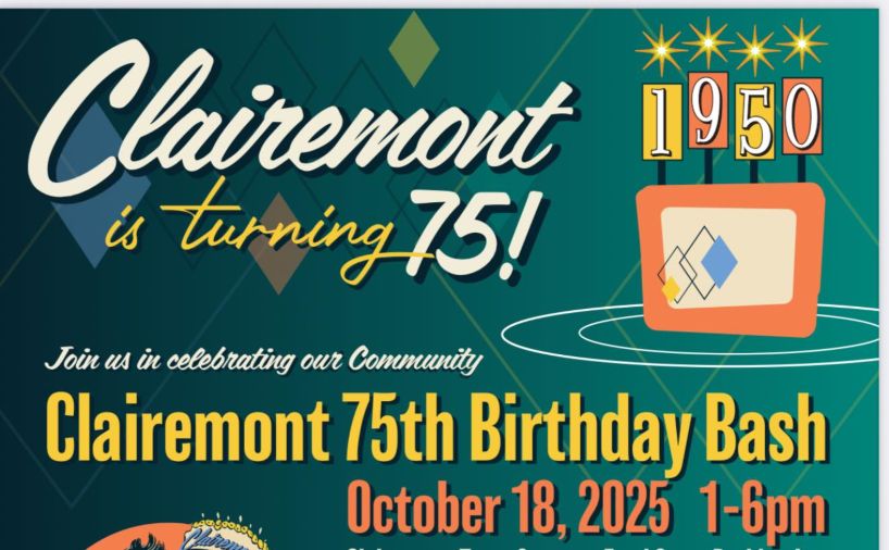 Clairemont's Anniversary Celebration Car Show partial flyer 2025