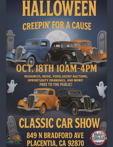 Creepin' For A Cause Car Show flyer 2025