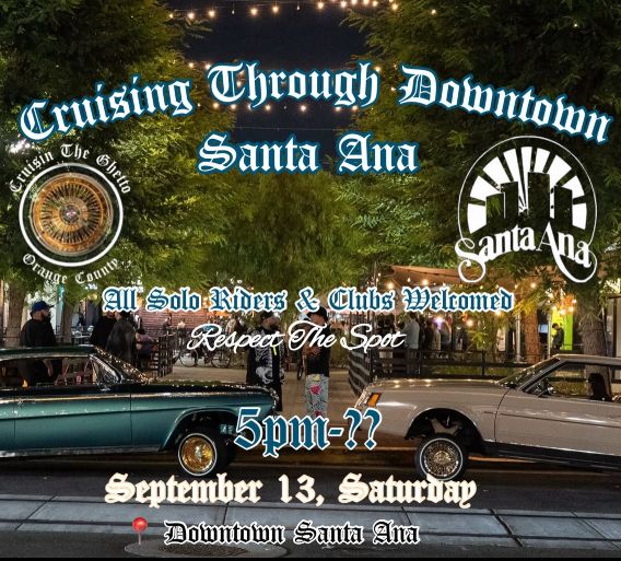 Cruising Downtown Santa Ana flyer 2025