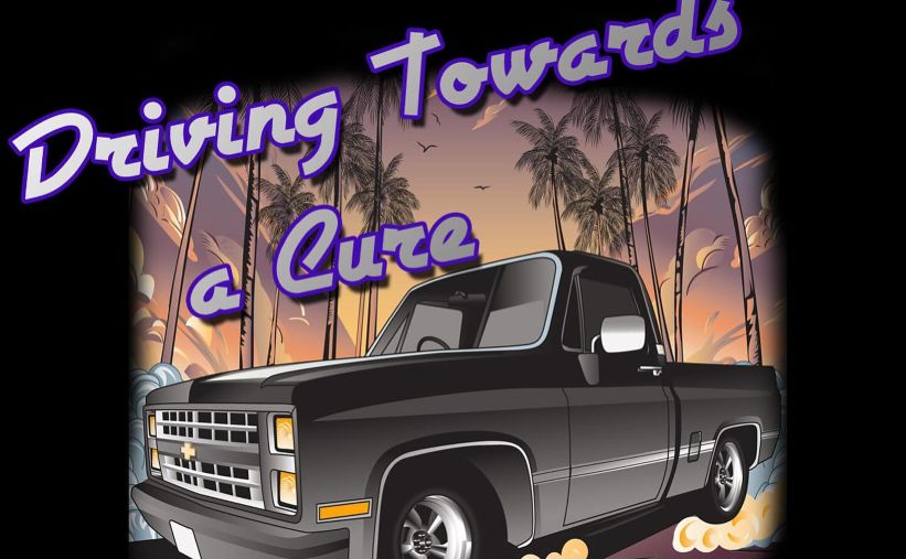 Driving Towards A Cure Car Show partial flyer 2025