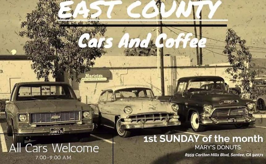 East County Cars And Coffee flyer