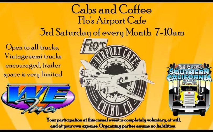 Flo's Airport Cabs And Coffee flyer 2025