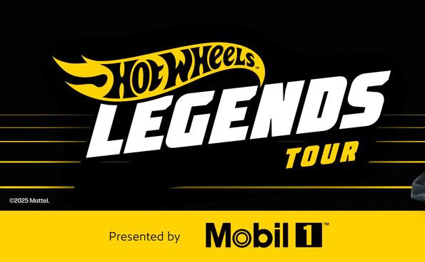 Hot Wheels Legends Tour partial flyer 2025
