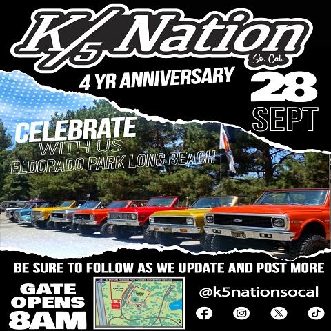 K_5 Nation Car Show flyer 2025