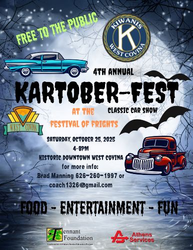 Kartober Fest Classic Car Show flyer 2025