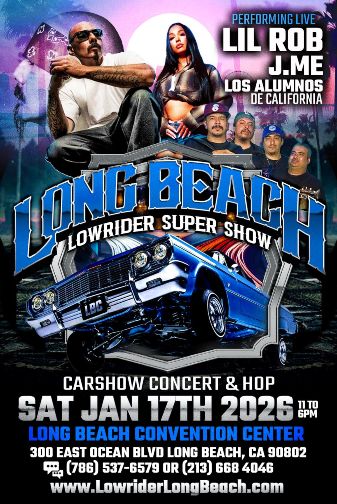 Long Beach Low Rider Super Show flyer 2026