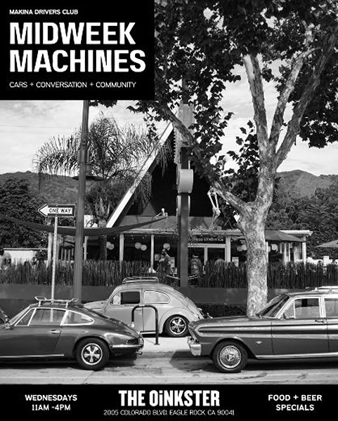 Midweek Machines Car Meet flyer 2025