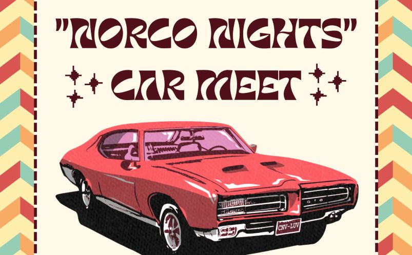 Norco Nights Car Meet partial flyer 2024