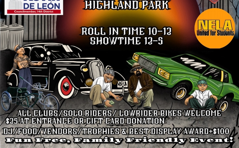 Northeast Los Angeles Car Show partial flyer 2024