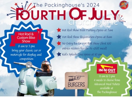Packinghouse Church Picnic Car Show flyer 2024