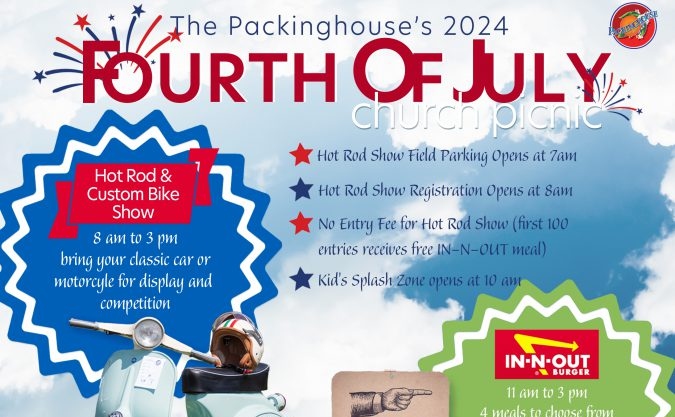 Packinghouse Church Picnic Car Show partial flyer 2024
