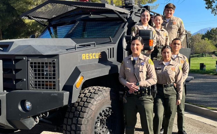 San Dimas Sheriff's Car Show - explorers pic