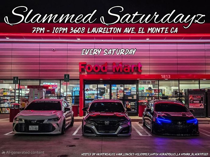 Slammed Saturdayz Park And Chill flyer 2025