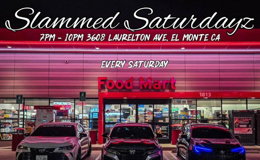 Slammed Saturdayz Park And Chill partial flyer 2025