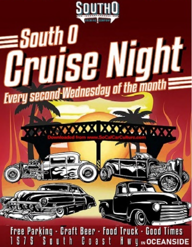 South O Cruise Night Car Show flyer 2024
