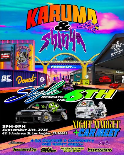 Style Beneath The 6th Car Meet And Night Market flyer 2025