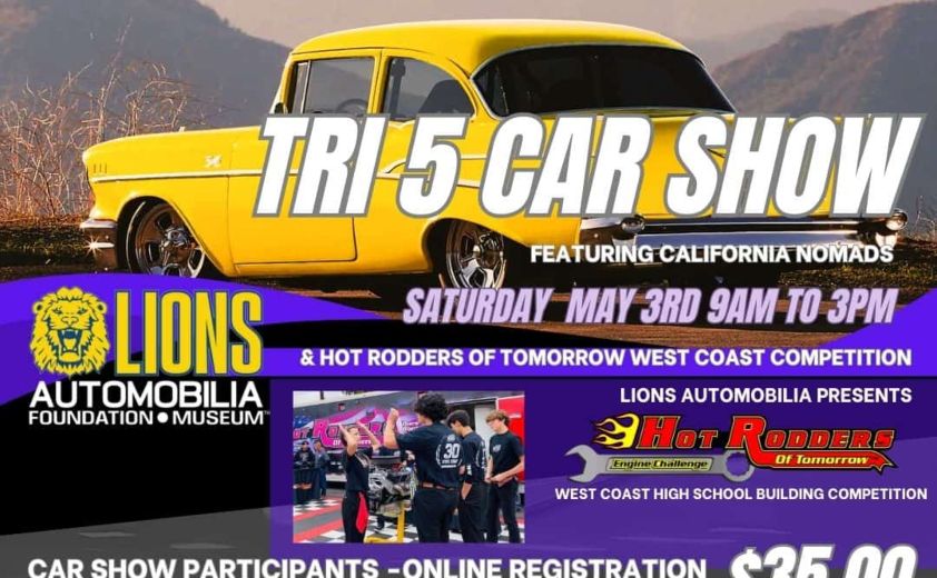 Tri 5 Car Show partial flyer 2025