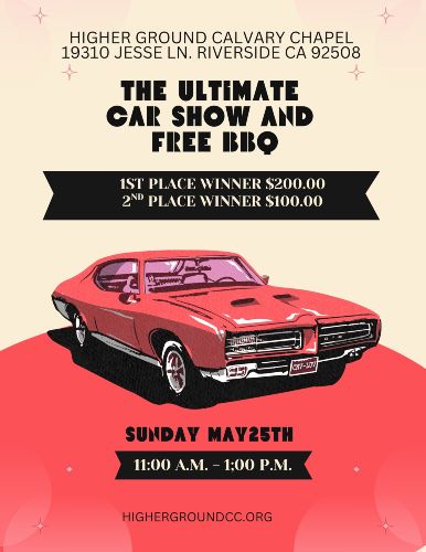 Ultimate Car Show And BBQ flyer 2025