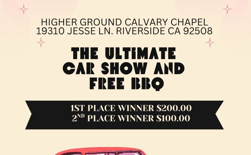 Ultimate Car Show And BBQ partial flyer 2025